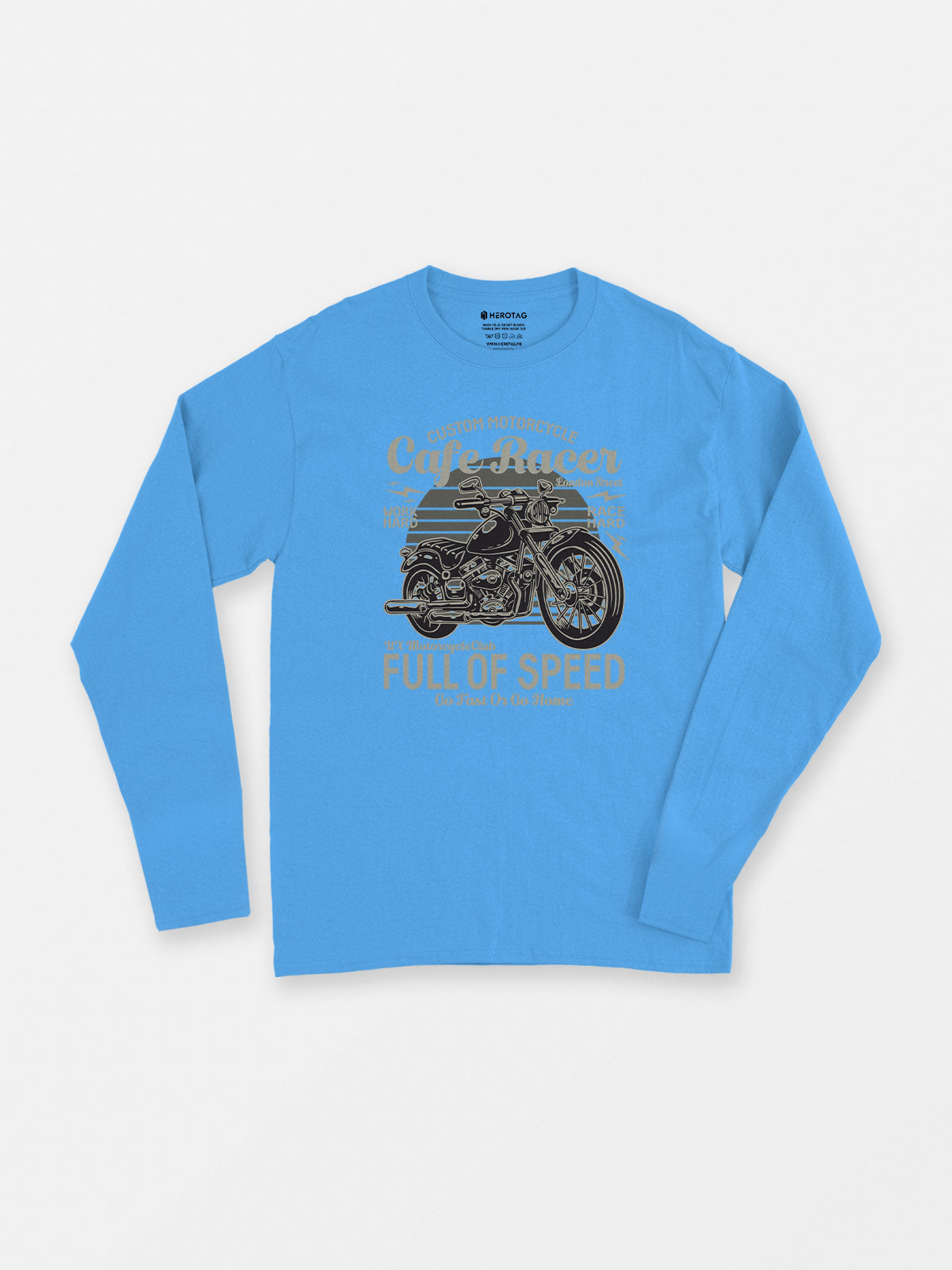 Cafe Racer Full of Speed - Long Sleeve T-Shirt