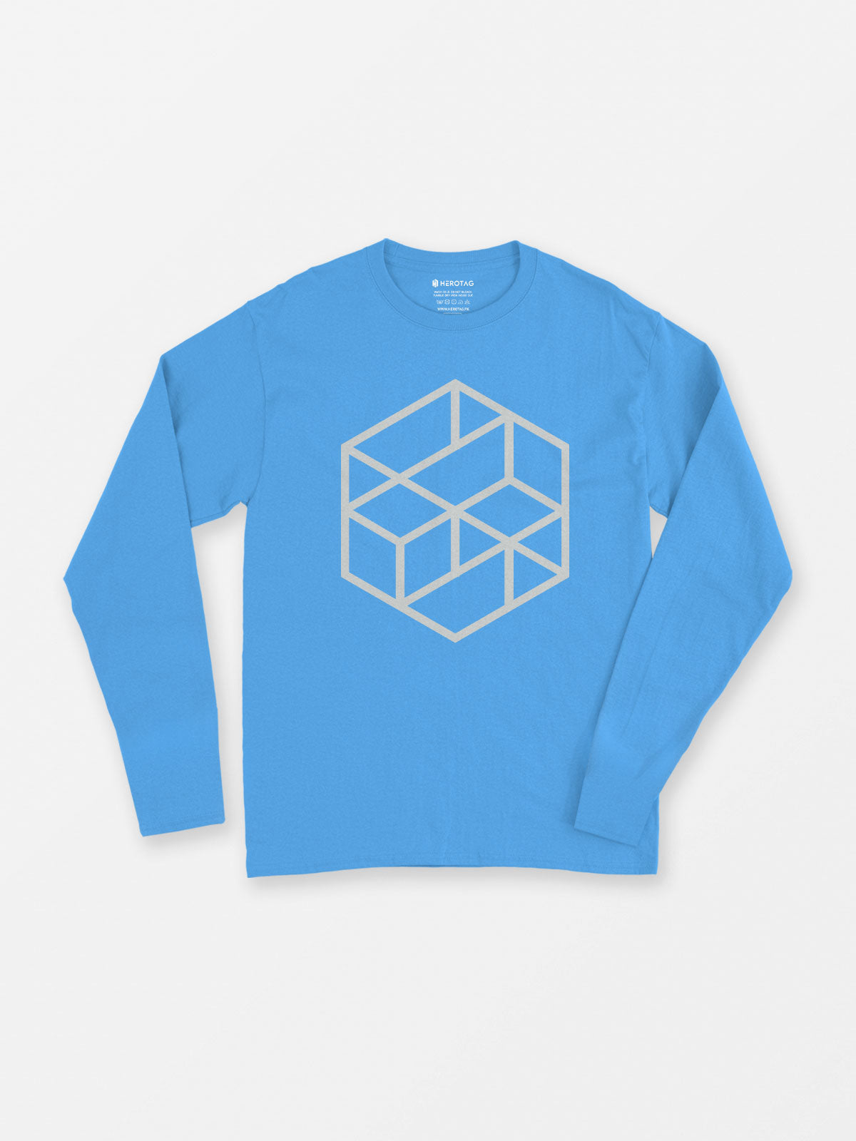 Geometric Hexagon Long Sleeve T-Shirt