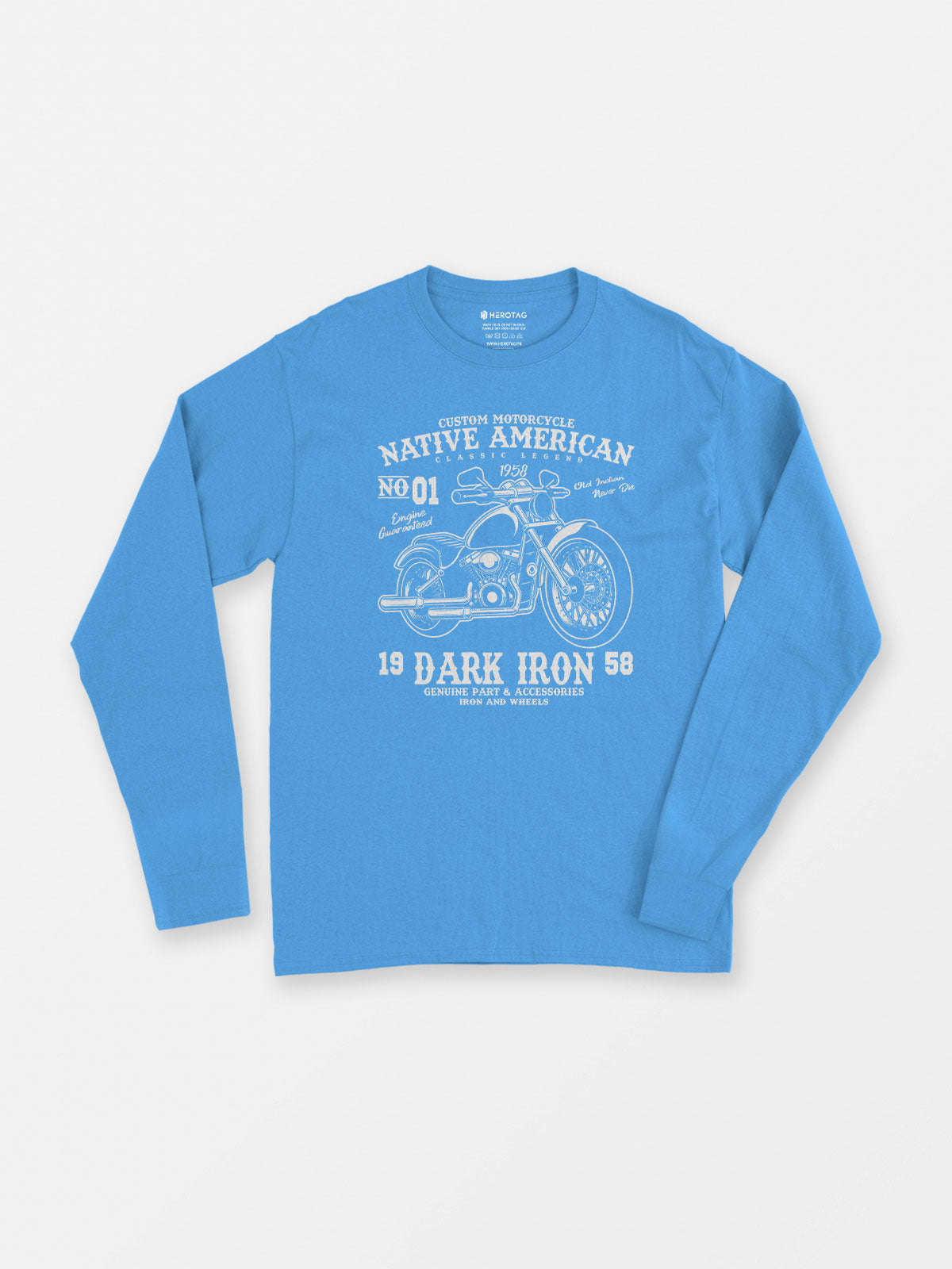 Native American Dark Iron  - Long Sleeve T-Shirt