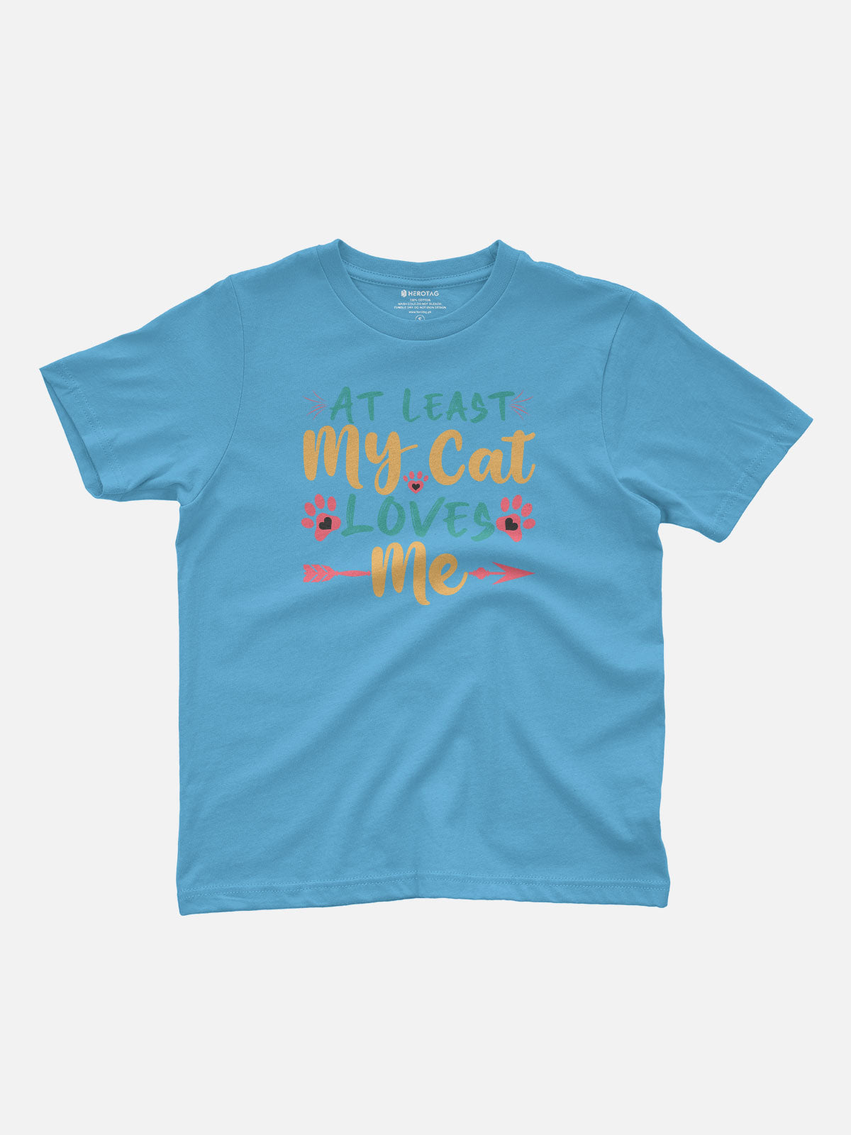 My Cat Loves Me Kids T-Shirt
