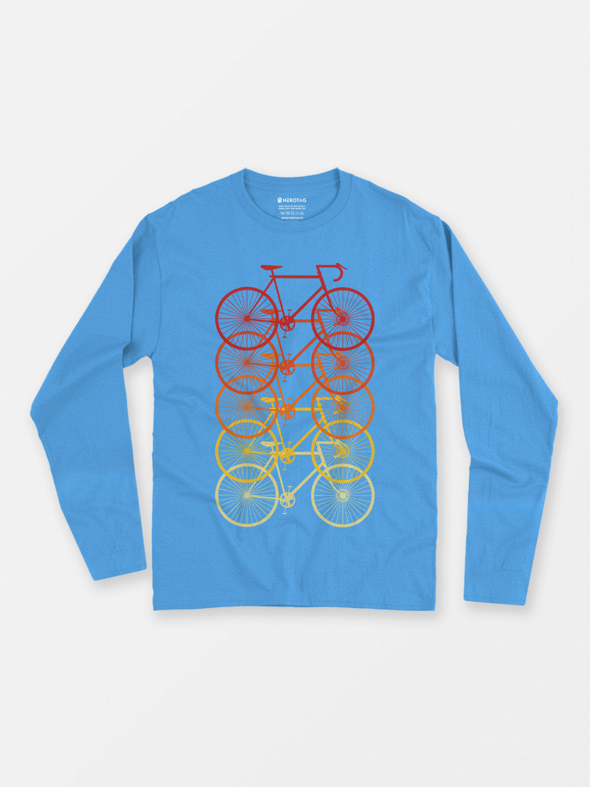 Gradient Wheels - Long Sleeve T-Shirt