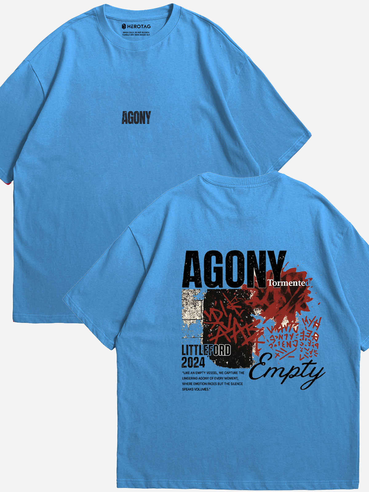 Agony Tormented Oversized T-Shirt