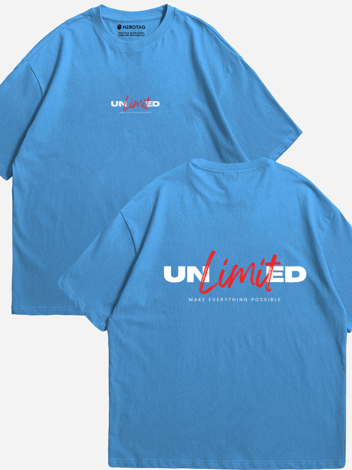 "UNLIMITED - Make Everything Possible" Oversized T-Shirt