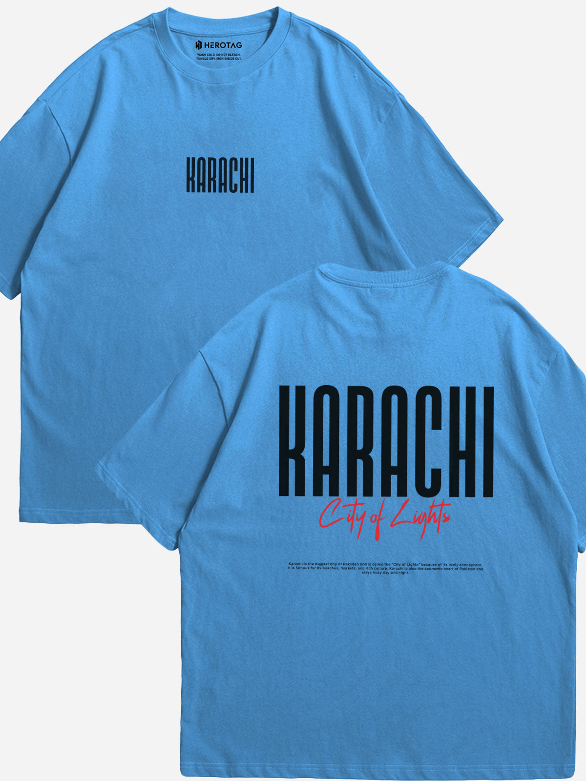 Karachi City of Lights Oversized T-Shirt