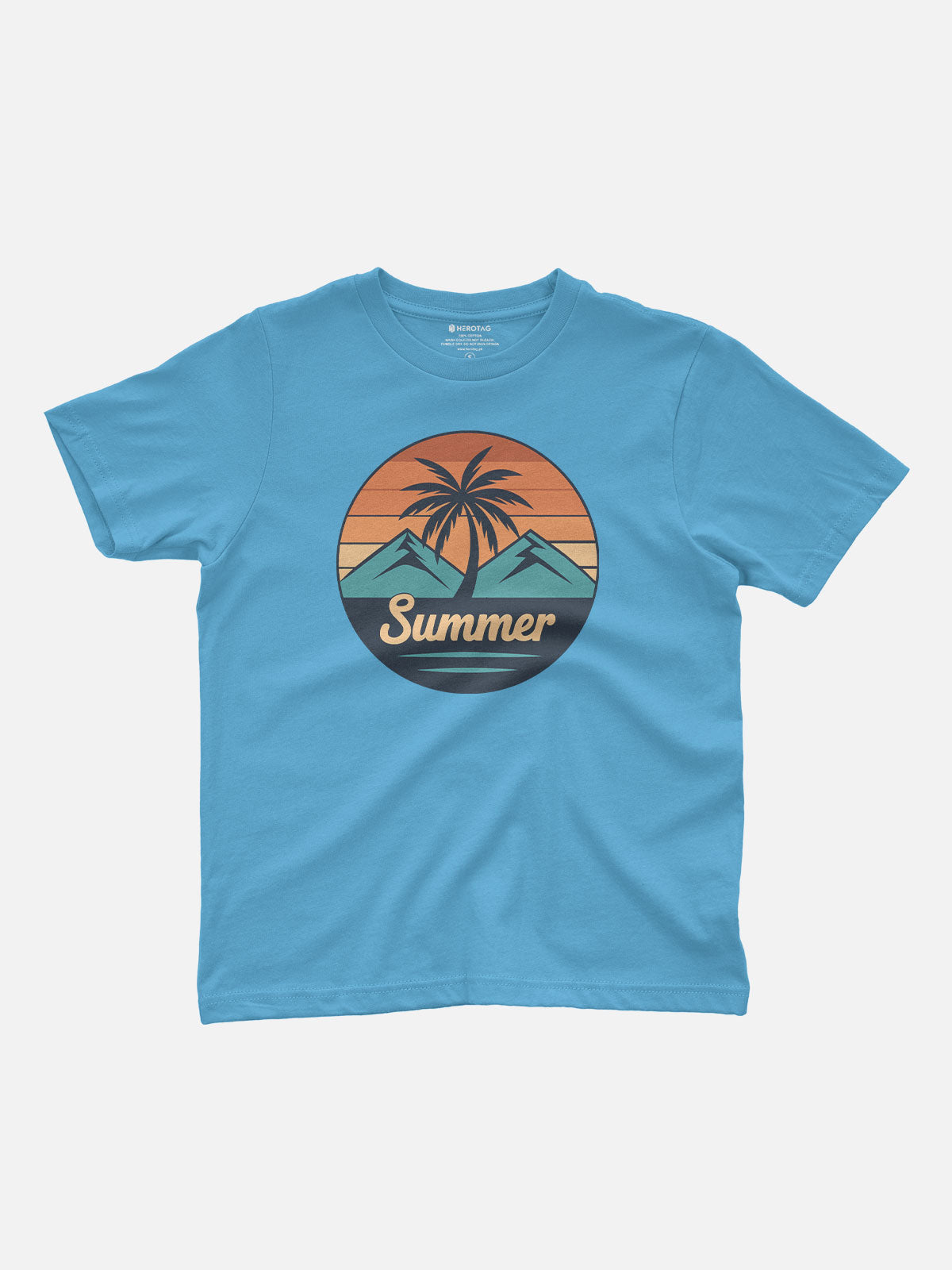 Sunset Summer Vibes Kids T-Shirt