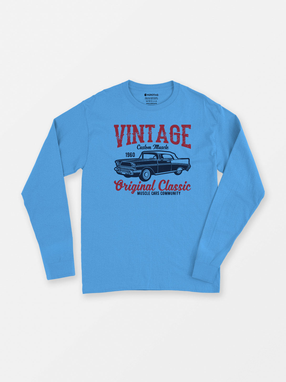 Vintage 1960 Muscle Car - Long Sleeve T-Shirt