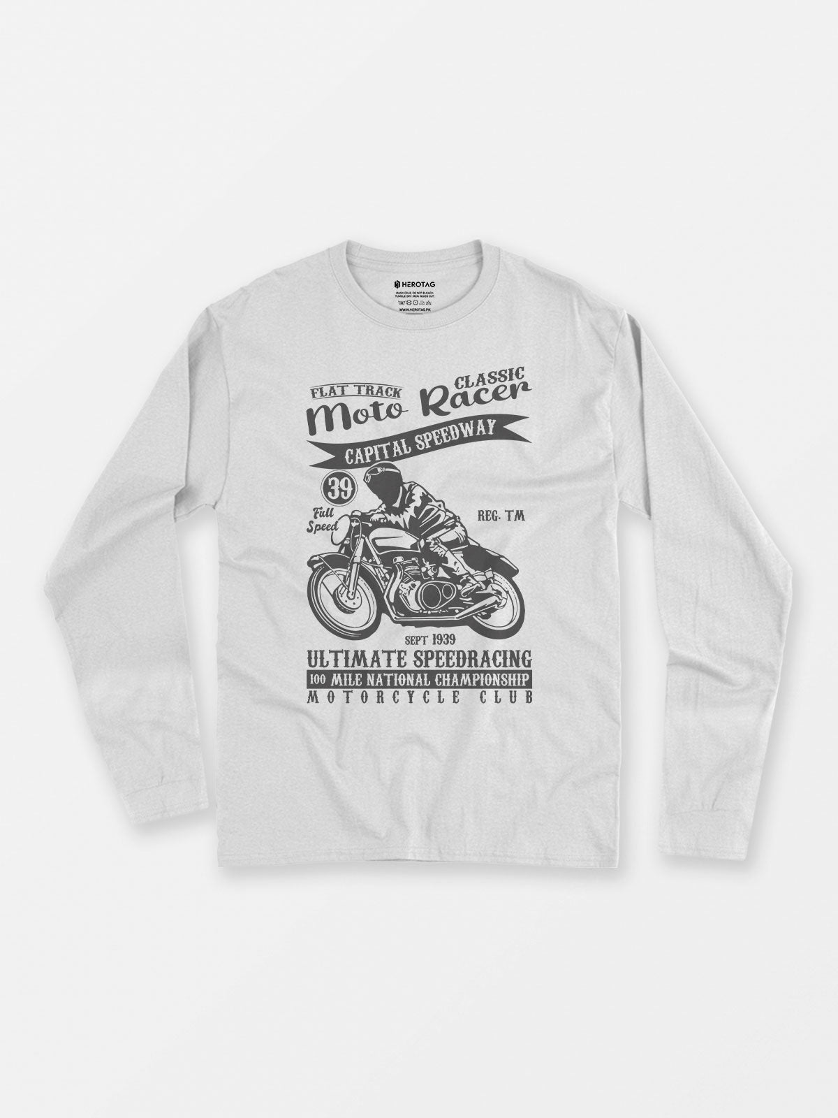 Classic Moto Racer - Long Sleeve T-Shirt
