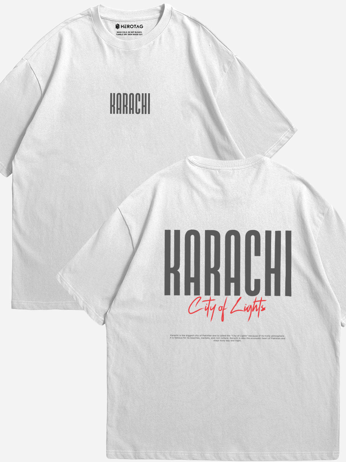 Karachi City of Lights Oversized T-Shirt