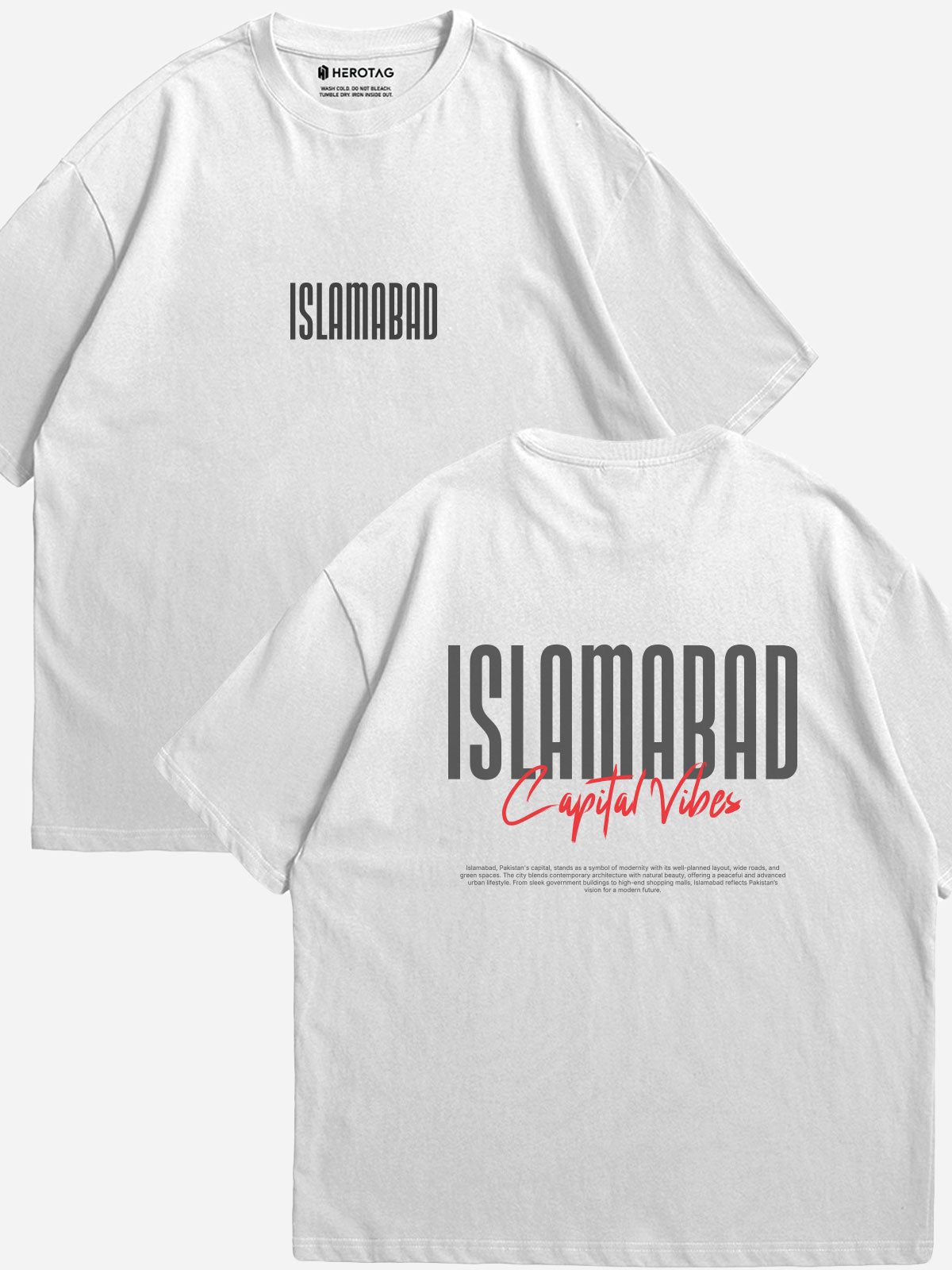 Islamabad Capital Vibes Oversized T-Shirt