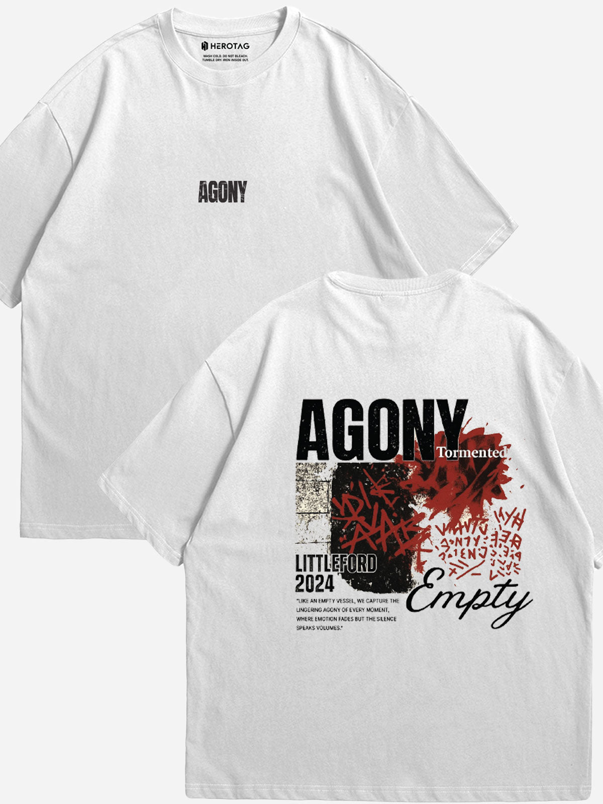 Agony Tormented Oversized T-Shirt
