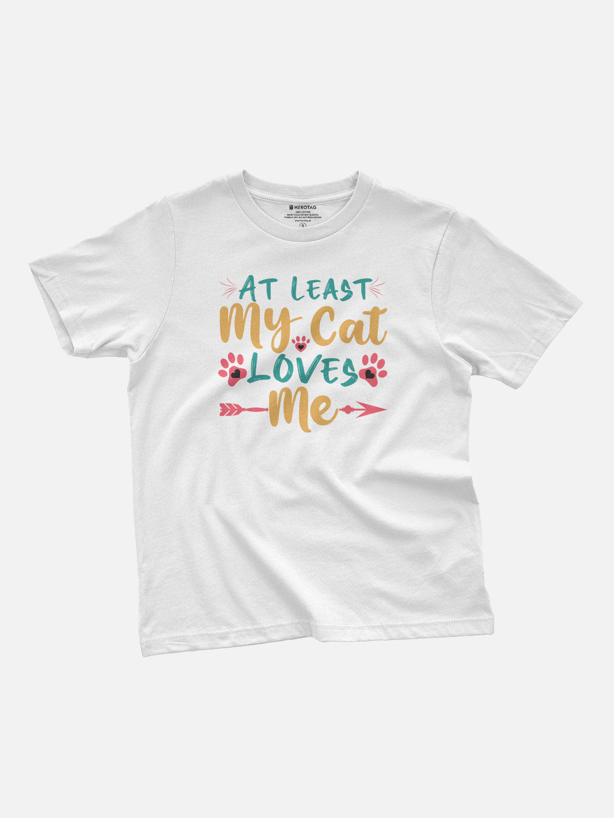 My Cat Loves Me Kids T-Shirt