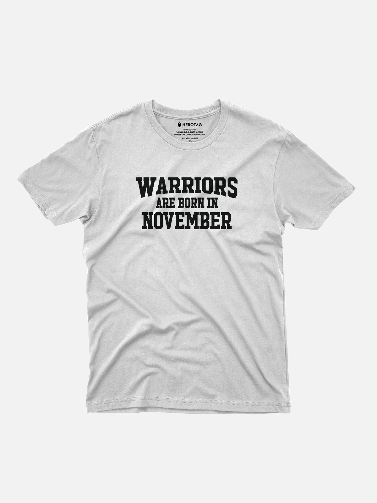 Warriors  Are Born in November T-Shirt