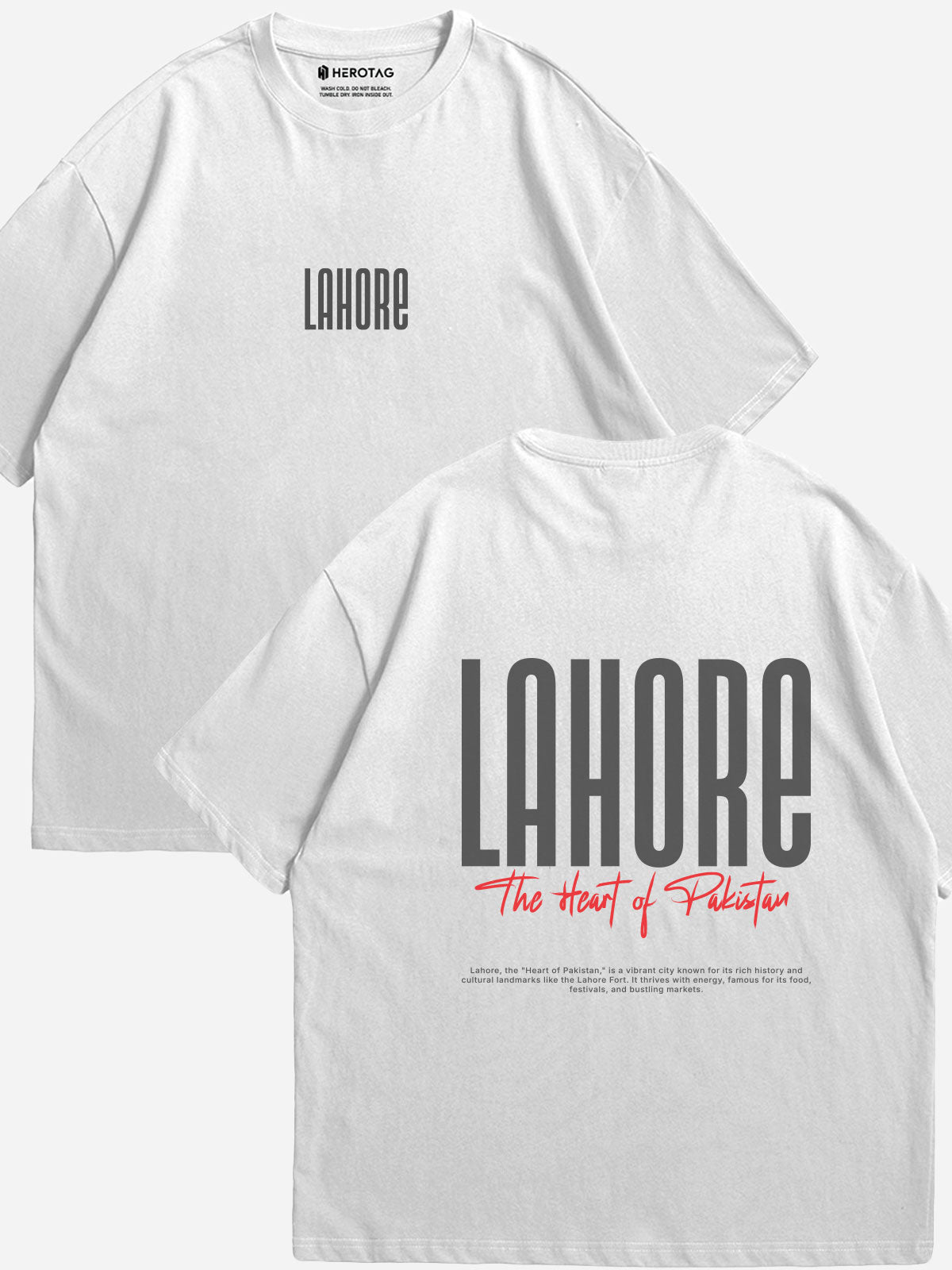 Lahore - Heart of Pakistan Oversized T-Shirt