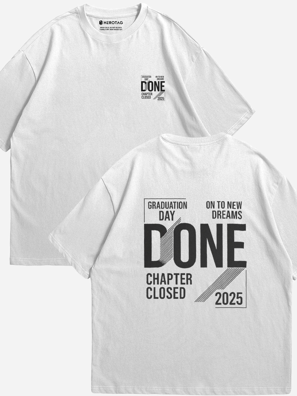 "Graduation Day DONE" Oversized T-Shirt